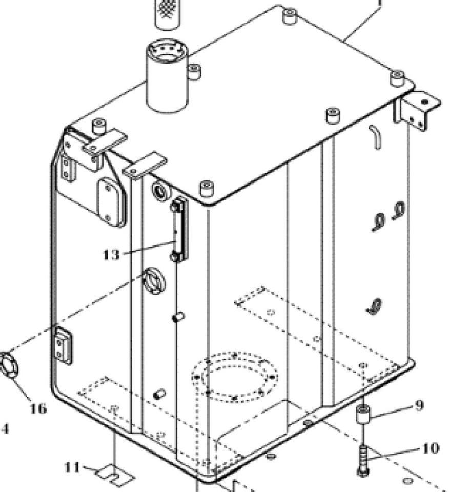 Case KLH12430 - KLH11380 - מכל דלק עבור מכונת בנייה: תמונה 1 Case KLH12430 - KLH11380 - מכל דלק עבור מכונת בנייה: תמונה 1