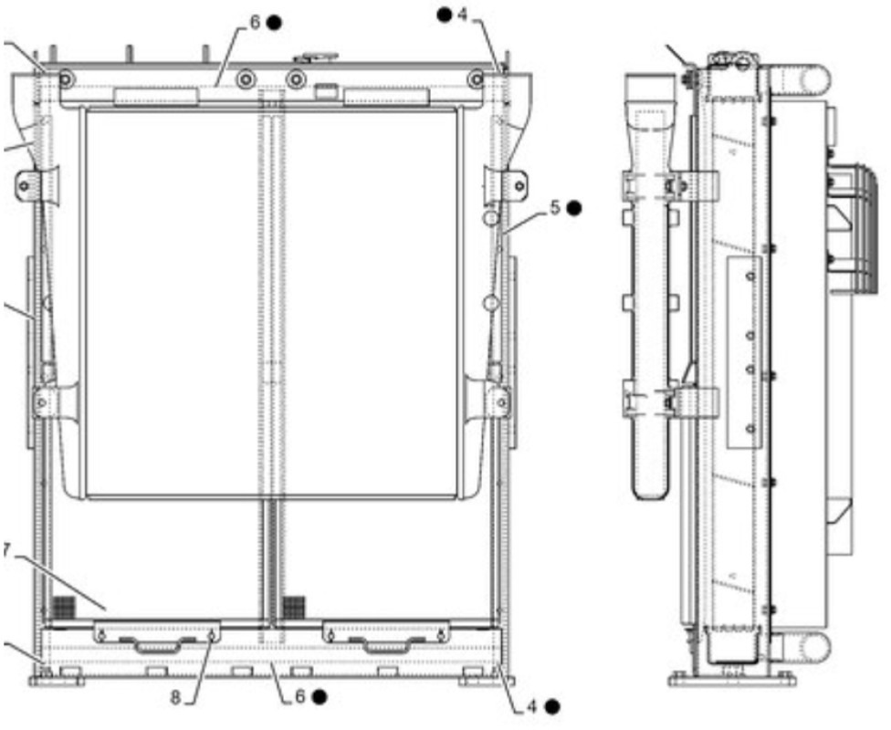 Case KWH12780 - רדיאטור עבור מכונת בנייה: תמונה 1 Case KWH12780 - רדיאטור עבור מכונת בנייה: תמונה 1