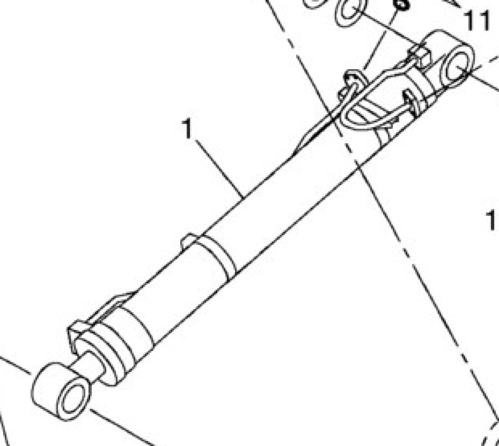 Case KWV12490 - KMV12490 - צילינדר הידרולי עבור מכונה חקלאית: תמונה 1 Case KWV12490 - KMV12490 - צילינדר הידרולי עבור מכונה חקלאית: תמונה 1
