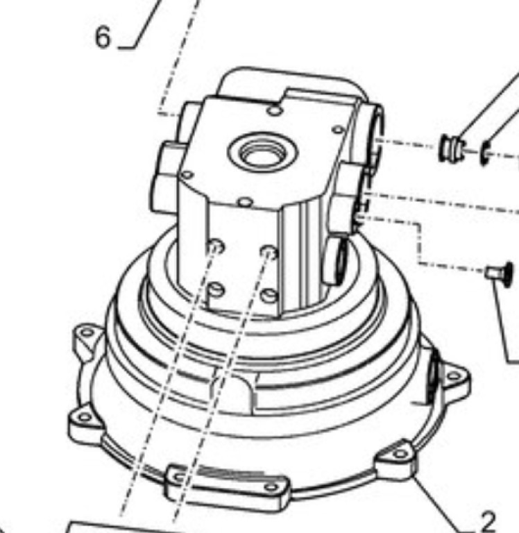 Case LJ025580 - מנוע נדנדה עבור מכונת בנייה: תמונה 1 Case LJ025580 - מנוע נדנדה עבור מכונת בנייה: תמונה 1