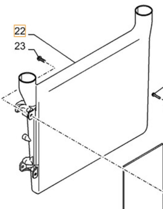 Case LN004240 - רדיאטור עבור מכונת בנייה: תמונה 1 Case LN004240 - רדיאטור עבור מכונת בנייה: תמונה 1