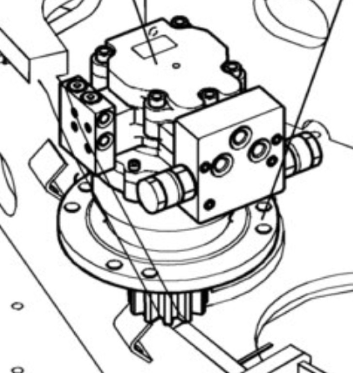 Case PY15V00012F2 - PY15V00012F1 - מנוע נדנדה עבור מכונת בנייה: תמונה 1 Case PY15V00012F2 - PY15V00012F1 - מנוע נדנדה עבור מכונת בנייה: תמונה 1