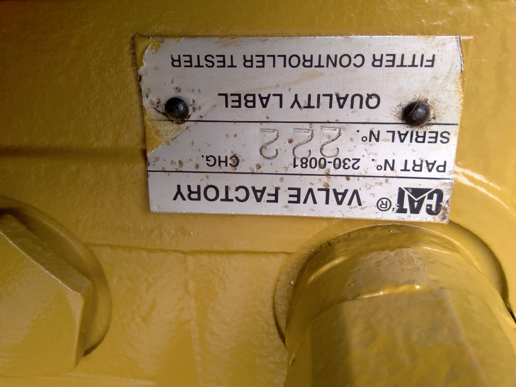 שסתום הידרולי עבור מכונת בנייה Caterpillar 2300081: תמונה 6