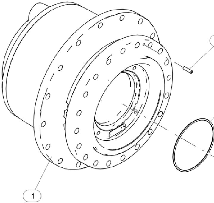 Caterpillar 5842563 - 5714032 - הנעה סופית עבור מכונת בנייה: תמונה 1 Caterpillar 5842563 - 5714032 - הנעה סופית עבור מכונת בנייה: תמונה 1