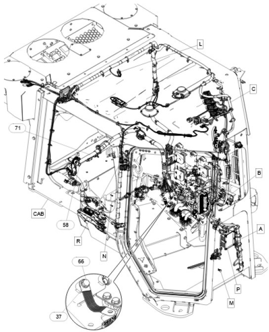 Caterpillar 5880903 - 5267922 - כבלים/ רתמת חוט עבור מכונת בנייה: תמונה 1 Caterpillar 5880903 - 5267922 - כבלים/ רתמת חוט עבור מכונת בנייה: תמונה 1