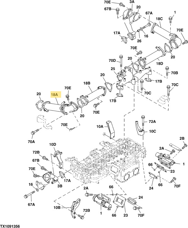 Hitachi 8976067173 - 87605866 - מקרר EGR עבור מכונה חקלאית: תמונה 1 Hitachi 8976067173 - 87605866 - מקרר EGR עבור מכונה חקלאית: תמונה 1
