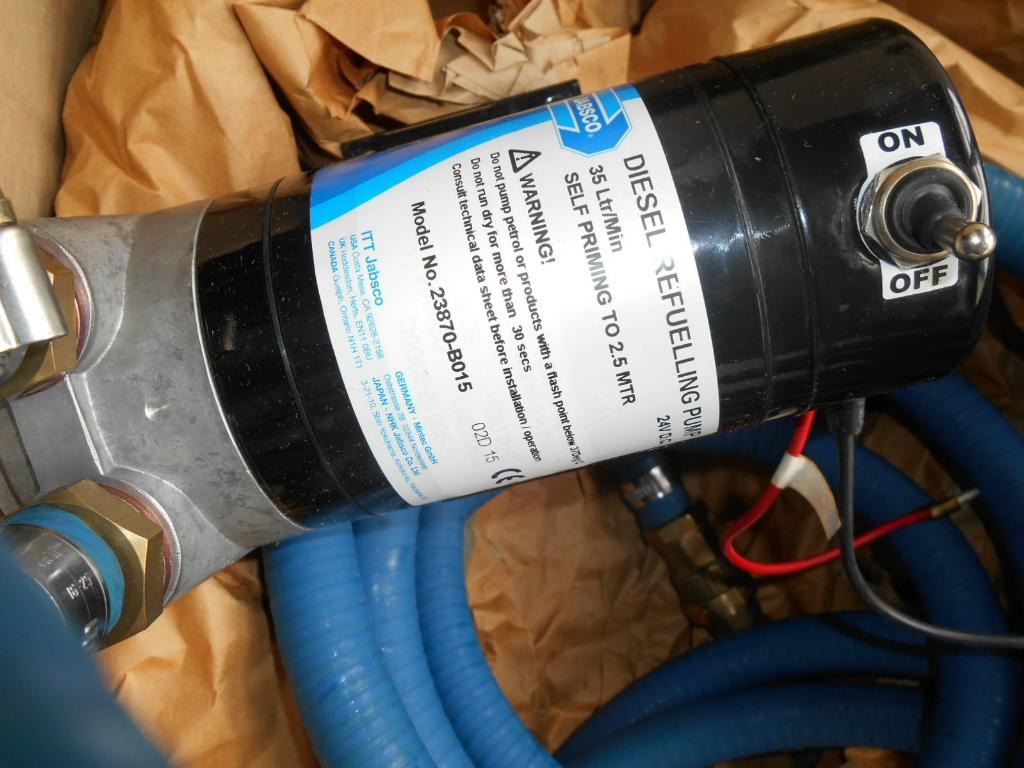 Jabsco 23870-B015 - - משאבת דלק עבור מכונת בנייה: תמונה 1 Jabsco 23870-B015 - - משאבת דלק עבור מכונת בנייה: תמונה 1