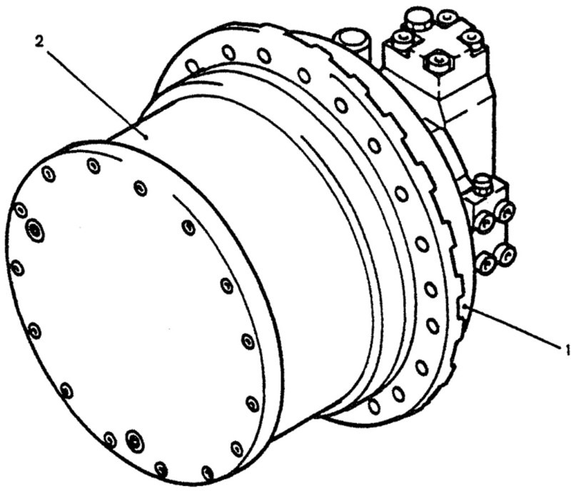 Kobelco YN53D00001F2 - YN15V00003F1 - הנעה סופית עבור מכונת בנייה: תמונה 1 Kobelco YN53D00001F2 - YN15V00003F1 - הנעה סופית עבור מכונת בנייה: תמונה 1