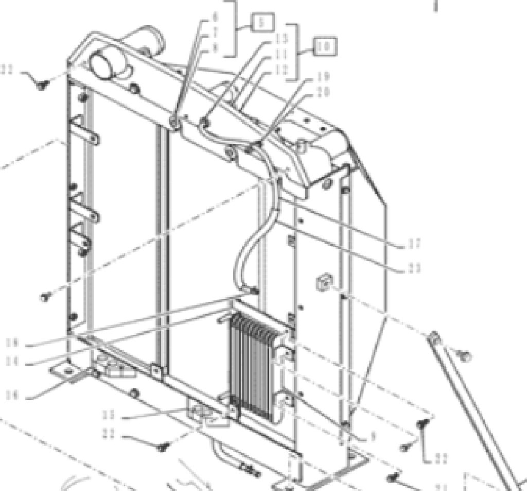 Kobelco YY05P00061F1 - רדיאטור עבור מכונת בנייה: תמונה 1 Kobelco YY05P00061F1 - רדיאטור עבור מכונת בנייה: תמונה 1