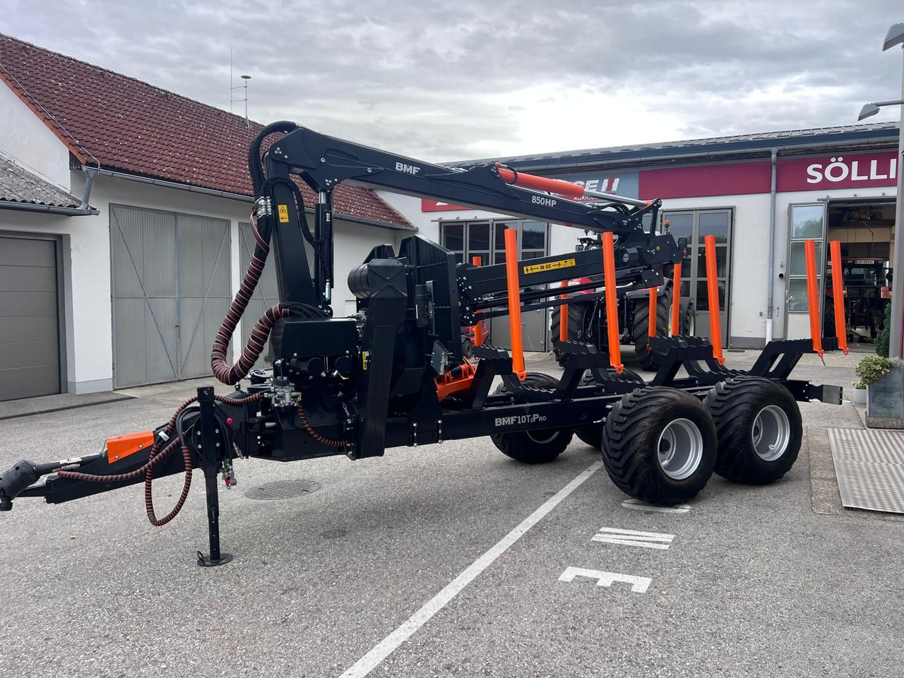 BMF BMF 10T2 mit BMF 850 HP Kran - קרון נגרר ליערות: תמונה 5 BMF BMF 10T2 mit BMF 850 HP Kran - קרון נגרר ליערות: תמונה 5