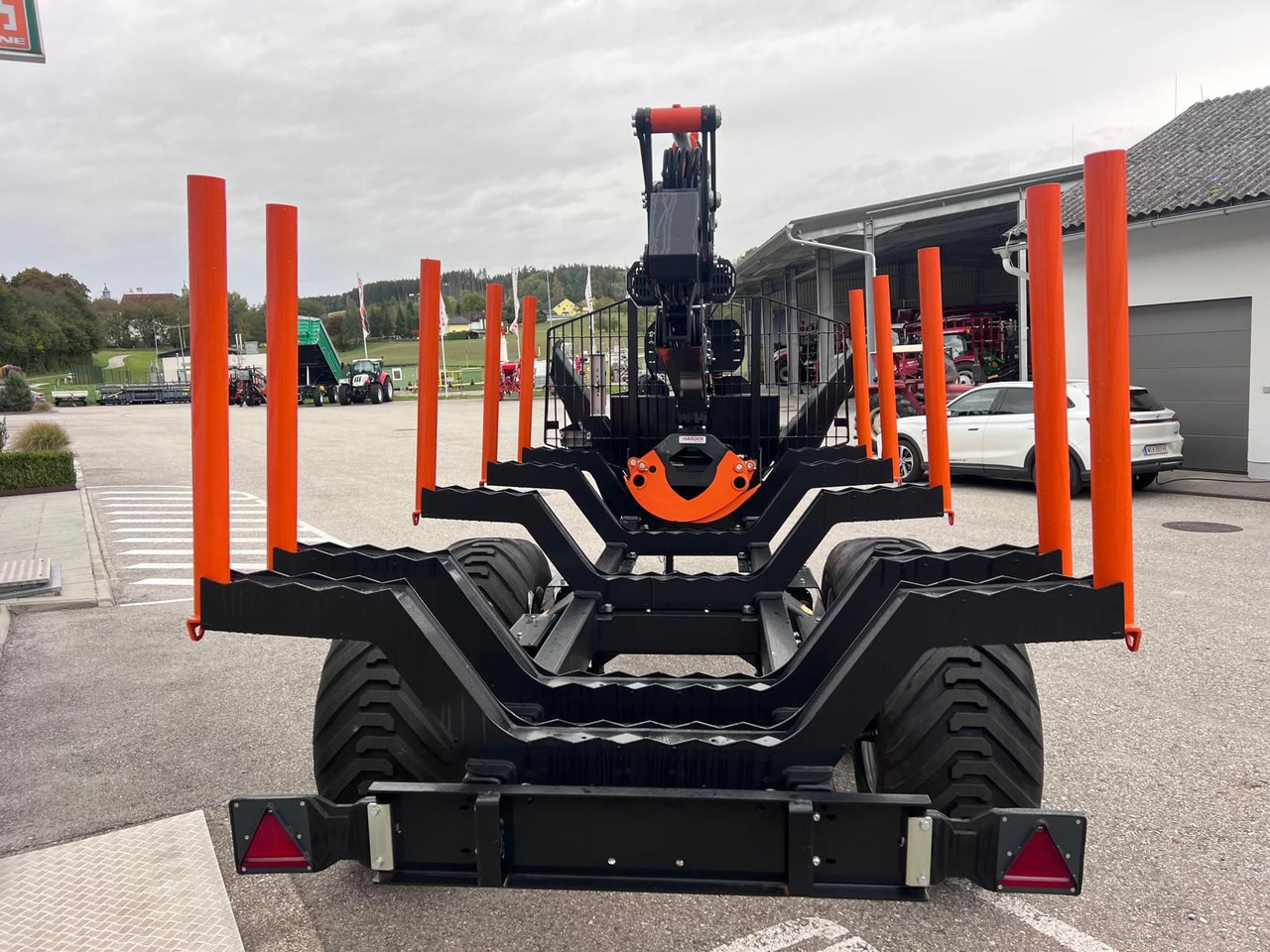 BMF BMF 10T2 mit BMF 850 HP Kran - קרון נגרר ליערות: תמונה 4 BMF BMF 10T2 mit BMF 850 HP Kran - קרון נגרר ליערות: תמונה 4