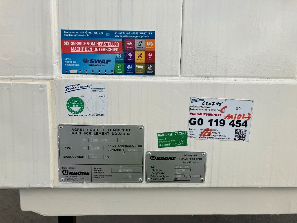 חָדָשׁ גוף החלפה - תיבה Krone Wechselbrücke Koffer: תמונה 7