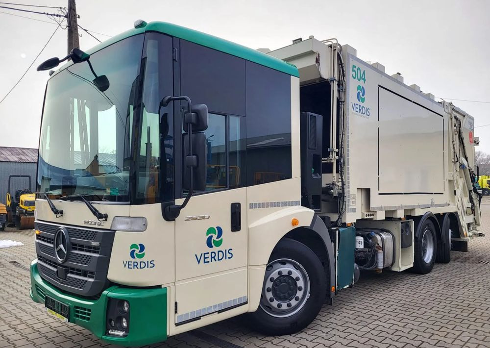 Mercedes-Benz Econic 2630 dwukomorowa - משאית אשפה: תמונה 1 Mercedes-Benz Econic 2630 dwukomorowa - משאית אשפה: תמונה 1