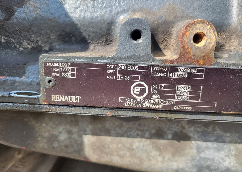 Wał korbowy RENAULT DXi VOLVO - מנוע עבור משאית: תמונה 1 Wał korbowy RENAULT DXi VOLVO - מנוע עבור משאית: תמונה 1