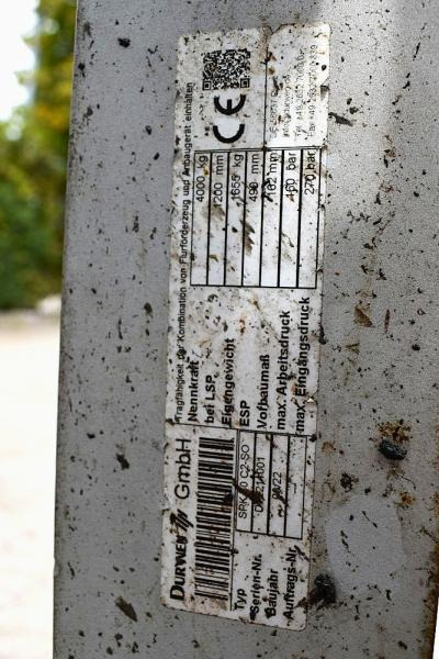 DURWEN SPK 80 C2, Breite 2.260 mm - מזלגות: תמונה 1 DURWEN SPK 80 C2, Breite 2.260 mm - מזלגות: תמונה 1