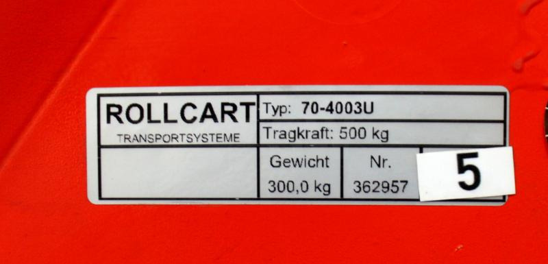 קרון נגרר צד נופל/ שטוח GABRIEL Rollcart B-Frame: תמונה 6