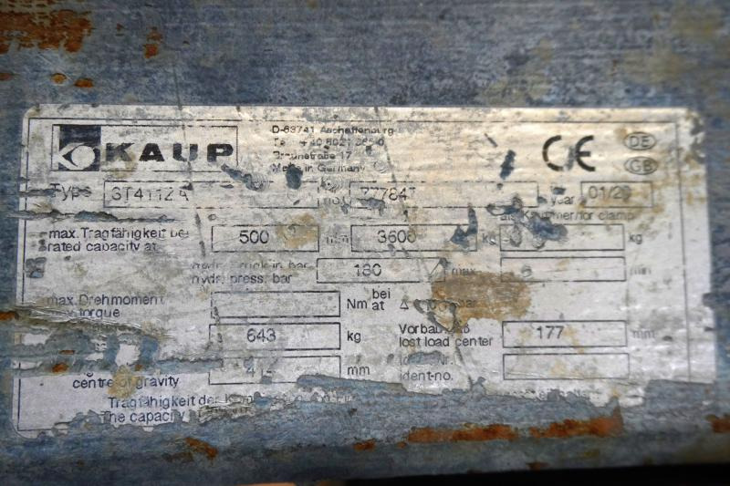 KAUP 3T411ZA, Breite 1330 mm - מזלגות: תמונה 5 KAUP 3T411ZA, Breite 1330 mm - מזלגות: תמונה 5