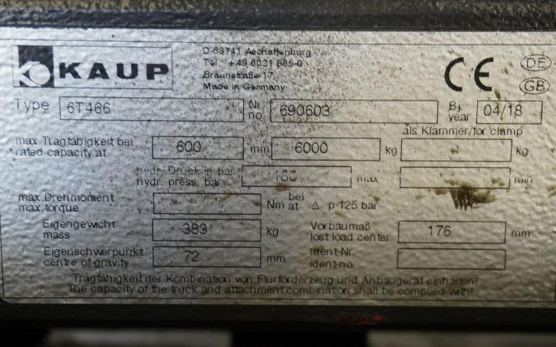 KAUP Kaup 6T466, Breite: 1650 mm - מזלגות: תמונה 4 KAUP Kaup 6T466, Breite: 1650 mm - מזלגות: תמונה 4