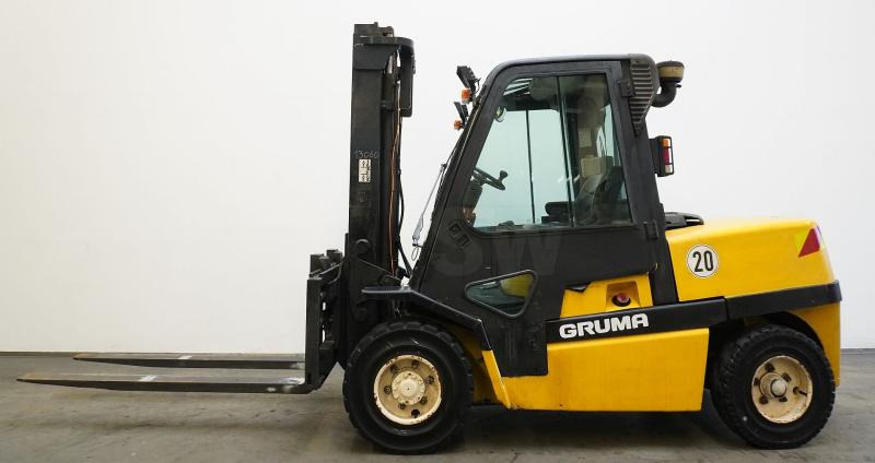 Yale GDP55MJ V2514 - מלגזת סולר: תמונה 4 Yale GDP55MJ V2514 - מלגזת סולר: תמונה 4