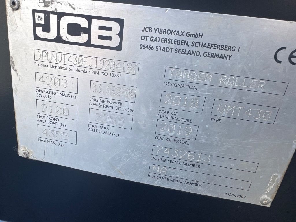 רולר כביש JCB VMT 430-130: תמונה 7 רולר כביש JCB VMT 430-130: תמונה 7