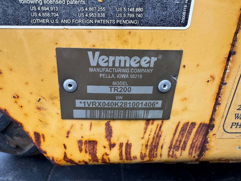 Vermeer RT200 - טרנצ'ר: תמונה 5 Vermeer RT200 - טרנצ'ר: תמונה 5