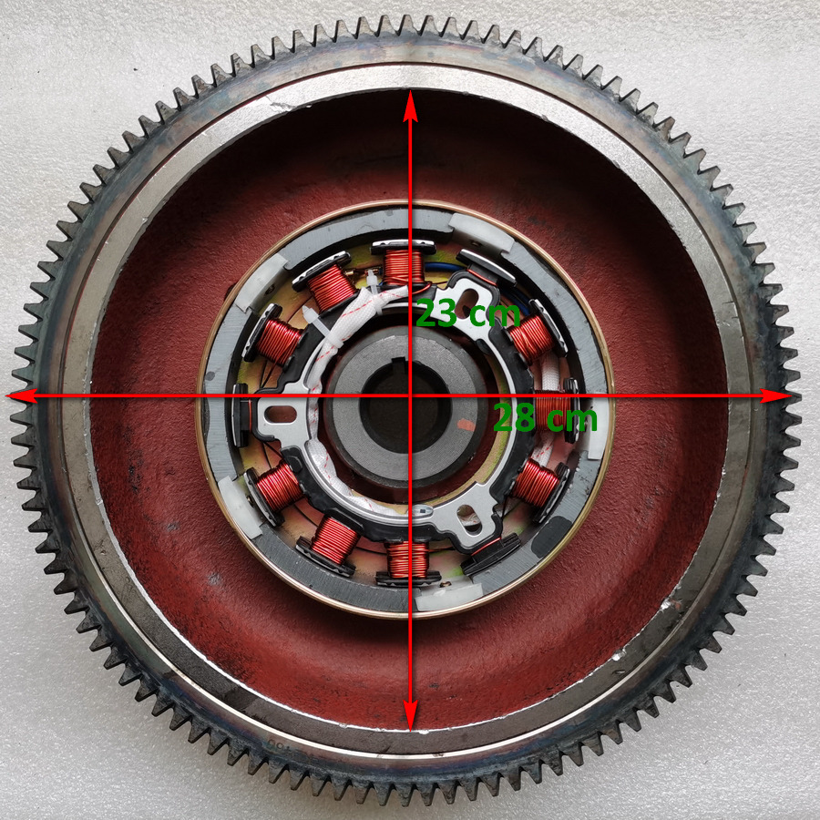 KOOP Genuine Electric Start Flywheel with Gear Ring - גלגל תנופה עבור מעמיס גלגלים: תמונה 2 KOOP Genuine Electric Start Flywheel with Gear Ring - גלגל תנופה עבור מעמיס גלגלים: תמונה 2