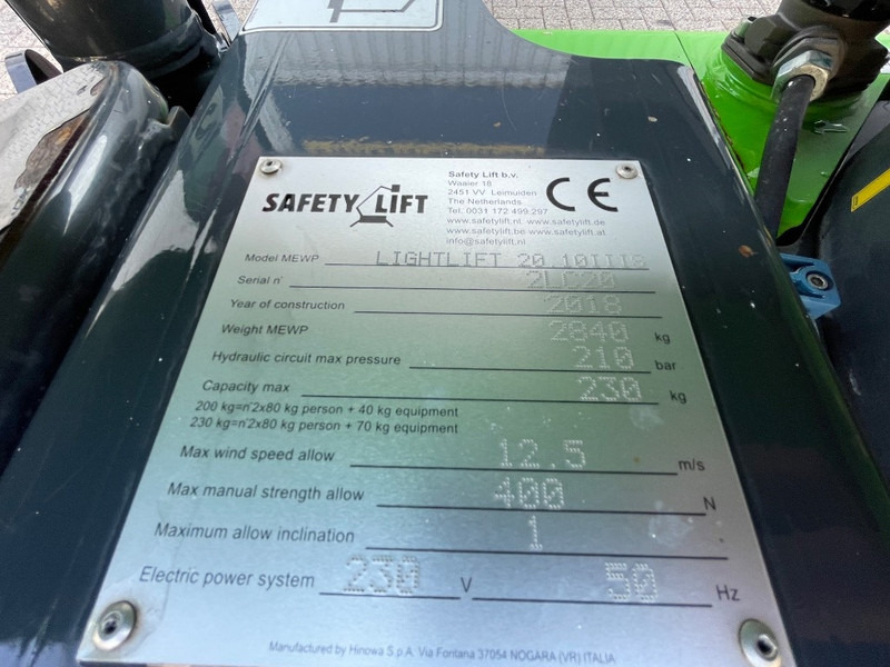 Hinowa Lightlift 20.10 IIIS SOLD - זרוע מרפקי: תמונה 3 Hinowa Lightlift 20.10 IIIS SOLD - זרוע מרפקי: תמונה 3