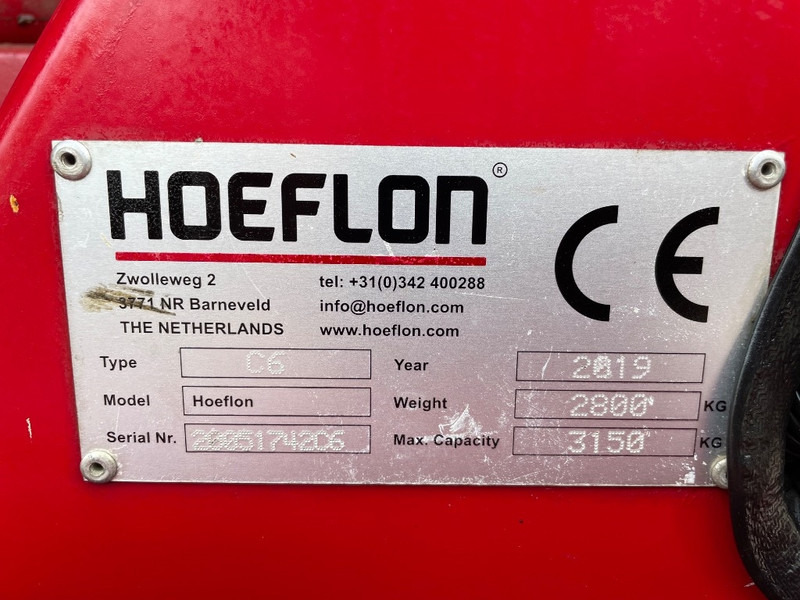 Hoeflon C6 SOLD - מיני עגורן: תמונה 3 Hoeflon C6 SOLD - מיני עגורן: תמונה 3