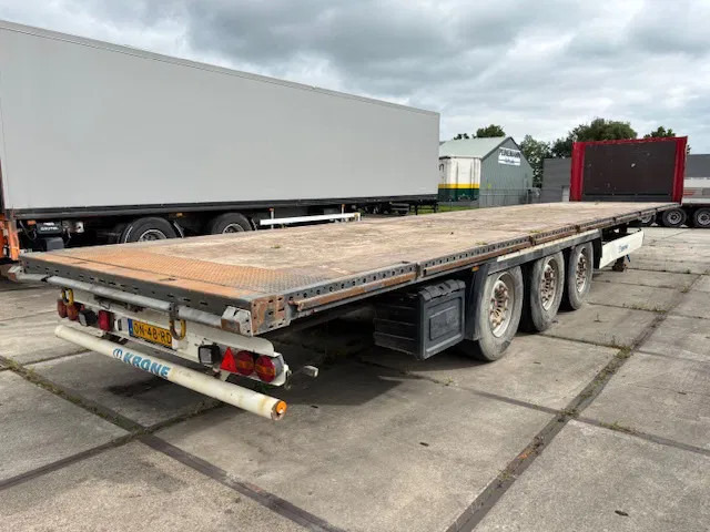 Krone SD Flatbed met rongen 41 ton standard chassis - סמיטריילר צד נופל/ שטוח: תמונה 4 Krone SD Flatbed met rongen 41 ton standard chassis - סמיטריילר צד נופל/ שטוח: תמונה 4