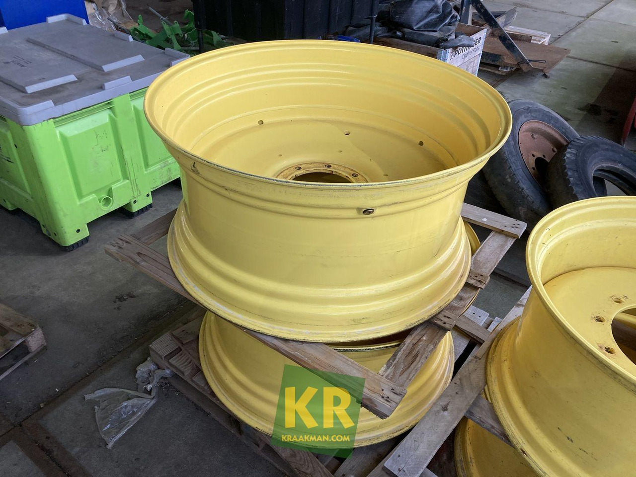18 X 38 velg John Deere - חבילת גלגלים וצמיגים עבור מכונה חקלאית: תמונה 1 18 X 38 velg John Deere - חבילת גלגלים וצמיגים עבור מכונה חקלאית: תמונה 1