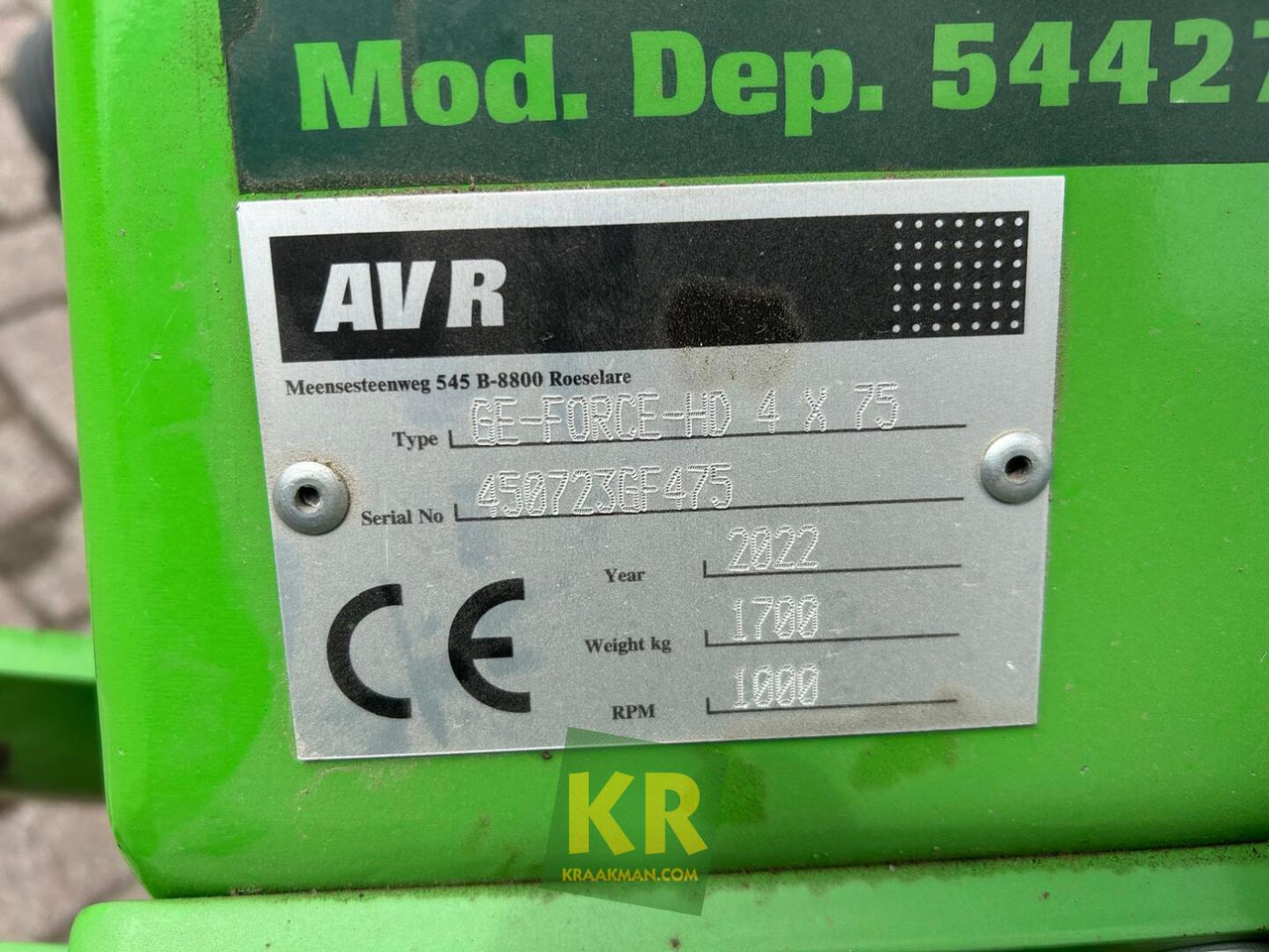 GE Force AVR - ציוד עיבוד קרקע: תמונה 2 GE Force AVR - ציוד עיבוד קרקע: תמונה 2
