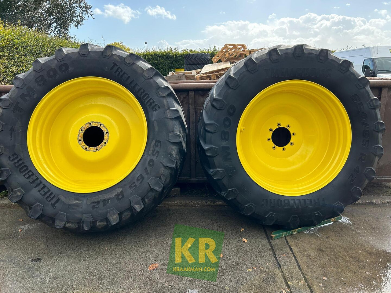 Trelleborg Banden Trelleborg - חבילת גלגלים וצמיגים עבור מכונה חקלאית: תמונה 1 Trelleborg Banden Trelleborg - חבילת גלגלים וצמיגים עבור מכונה חקלאית: תמונה 1