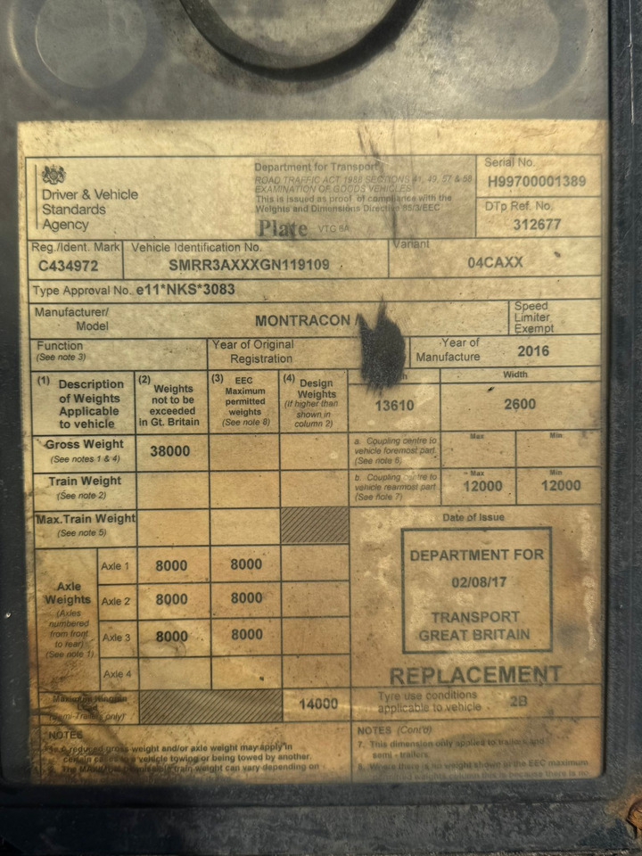 2013 Gray & Adams 13.6m Fridge Trailer – CML449 - סמיטריילר עם קירור: תמונה 2 2013 Gray & Adams 13.6m Fridge Trailer – CML449 - סמיטריילר עם קירור: תמונה 2