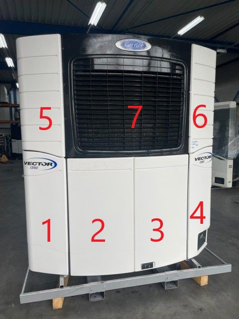 Carrier Vector Panels - יחידת מקרר: תמונה 1 Carrier Vector Panels - יחידת מקרר: תמונה 1