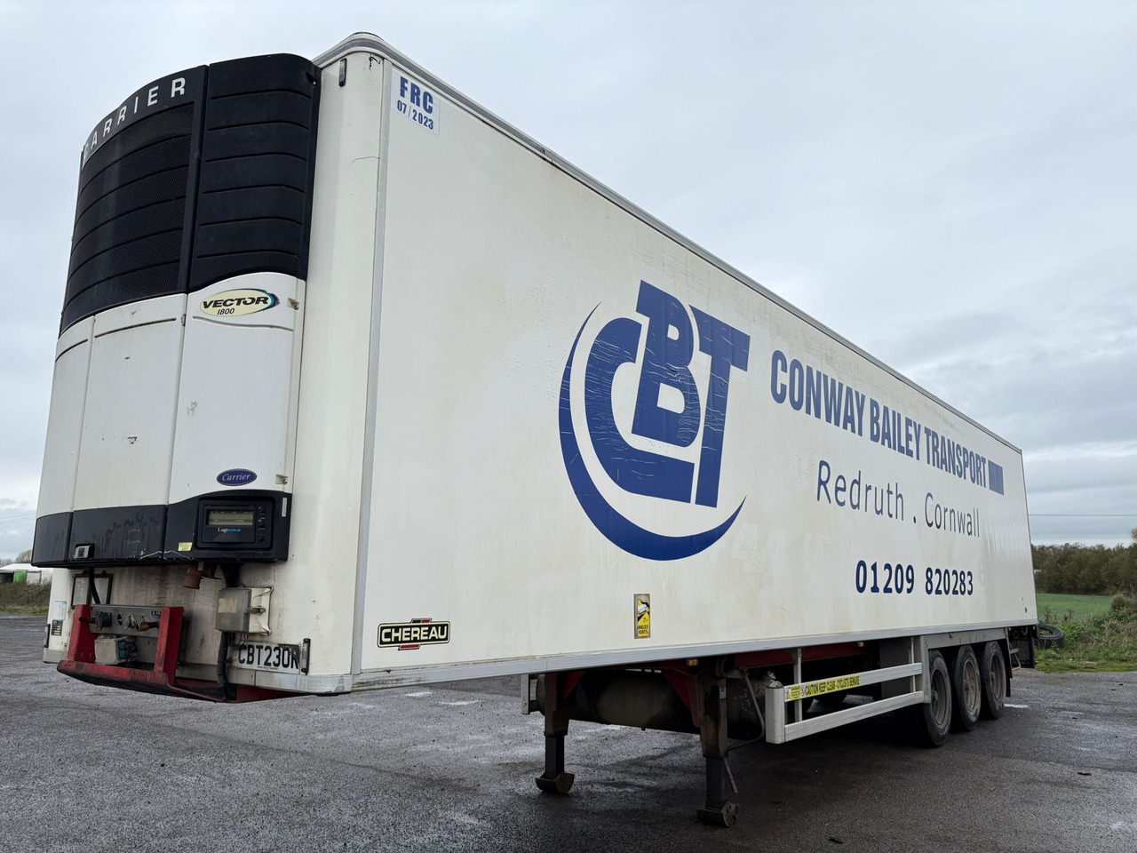 Chereau 2007 Vector 1800 – CBT230R - סמיטריילר עם קירור: תמונה 1 Chereau 2007 Vector 1800 – CBT230R - סמיטריילר עם קירור: תמונה 1