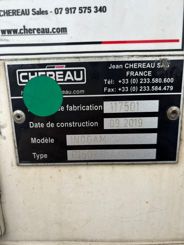 Chereau 2019 Vector 1550 – 67707XC - סמיטריילר עם קירור: תמונה 4 Chereau 2019 Vector 1550 – 67707XC - סמיטריילר עם קירור: תמונה 4