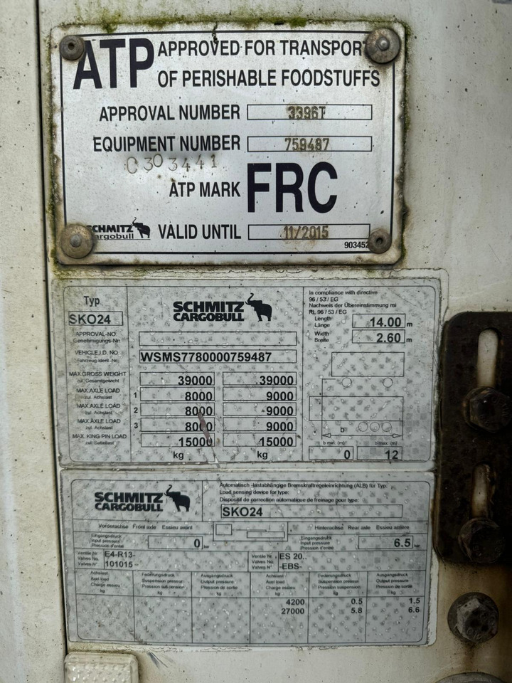 Schmitz Cargobull 2009 Vector 1850 MT - סמיטריילר עם קירור: תמונה 3 Schmitz Cargobull 2009 Vector 1850 MT - סמיטריילר עם קירור: תמונה 3