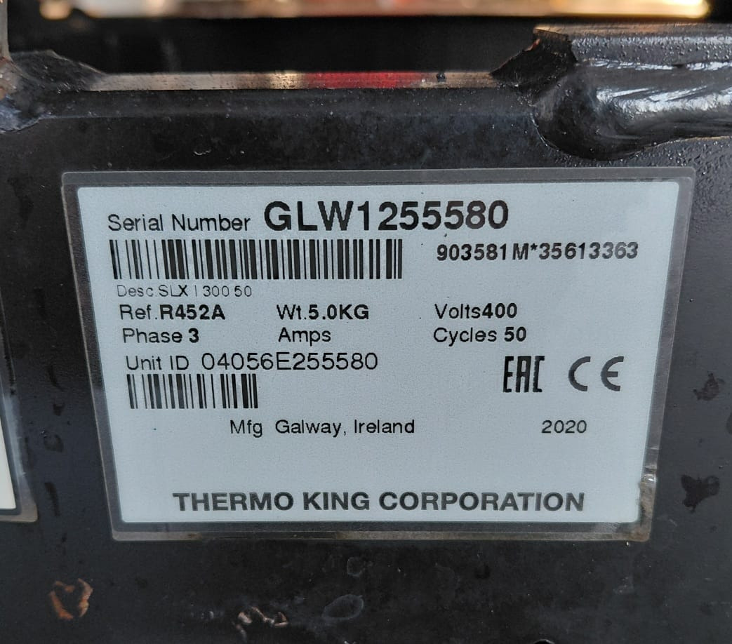 Thermo King SLX300 I -S/N : GLW1255580 - יחידת מקרר: תמונה 2 Thermo King SLX300 I -S/N : GLW1255580 - יחידת מקרר: תמונה 2