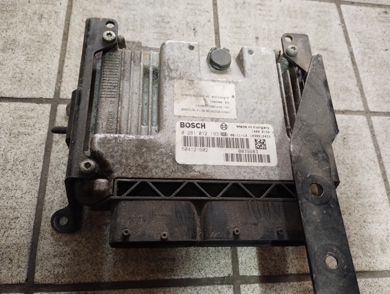 STEROWNIK SILNIKA IVECO DAILY 2.3 HPI 06-11 0281012193 504121602 - מערכת חשמל עבור כלי רכב מסחרי: תמונה 1 STEROWNIK SILNIKA IVECO DAILY 2.3 HPI 06-11 0281012193 504121602 - מערכת חשמל עבור כלי רכב מסחרי: תמונה 1