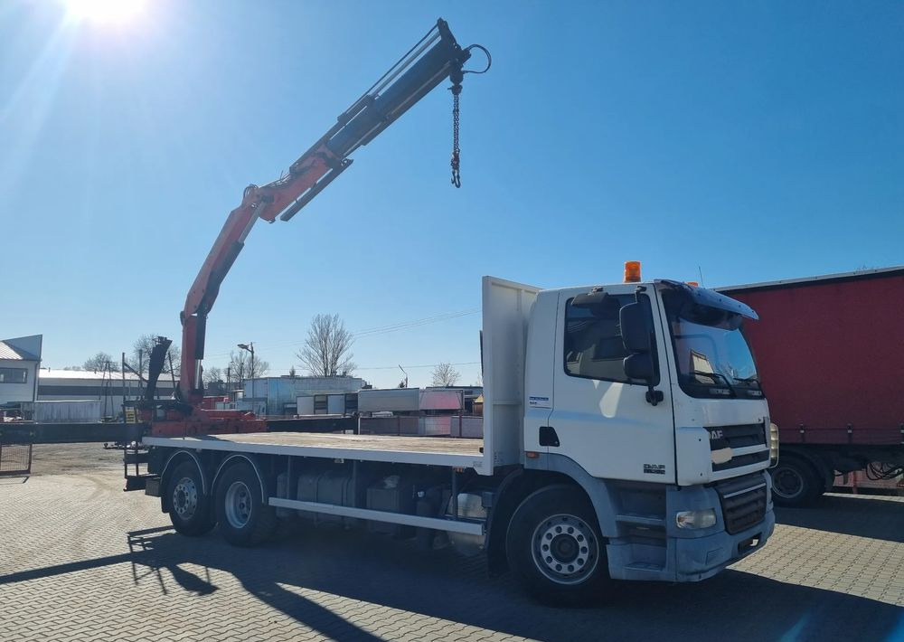 DAF CF 85 360 - משאית צד נופל/ שטוחה, משאית מנוף: תמונה 2 DAF CF 85 360 - משאית צד נופל/ שטוחה, משאית מנוף: תמונה 2