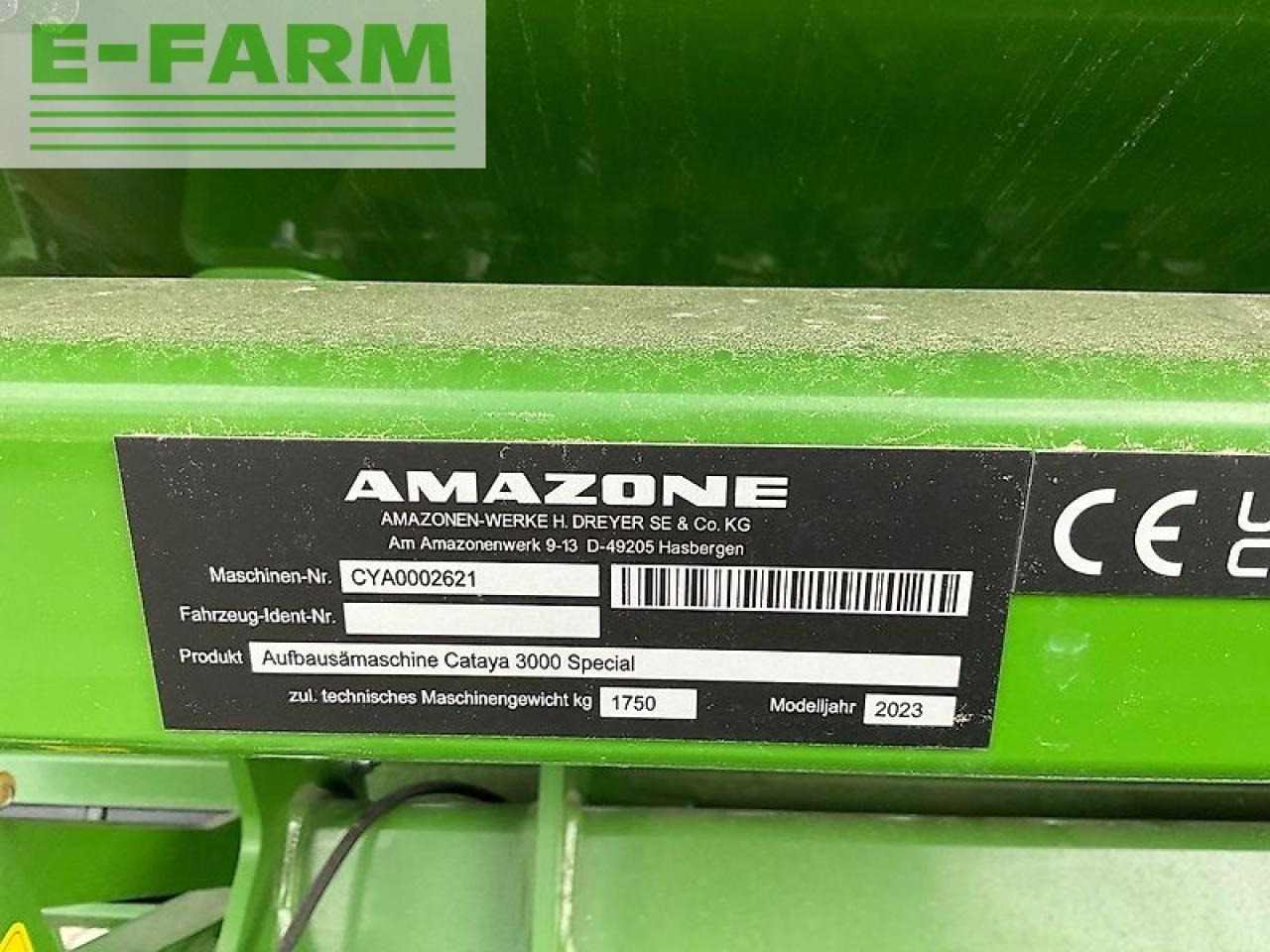 Amazone cataya 3000 special rotec - מקדחת זרעים: תמונה 5 Amazone cataya 3000 special rotec - מקדחת זרעים: תמונה 5