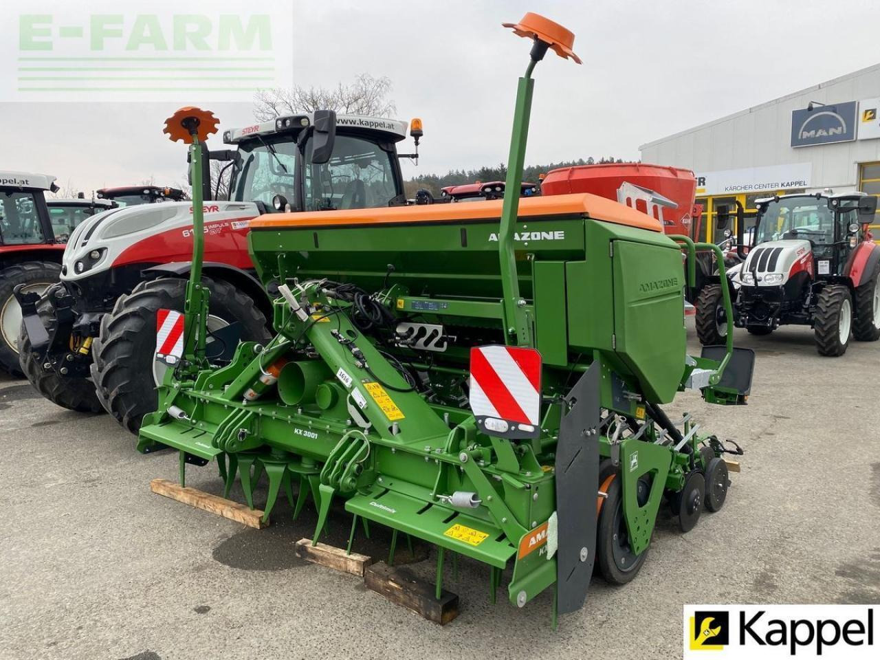Amazone cataya 3000 super mit kx 3001 säkombination - מקדחת זריעה משולבת: תמונה 1 Amazone cataya 3000 super mit kx 3001 säkombination - מקדחת זריעה משולבת: תמונה 1