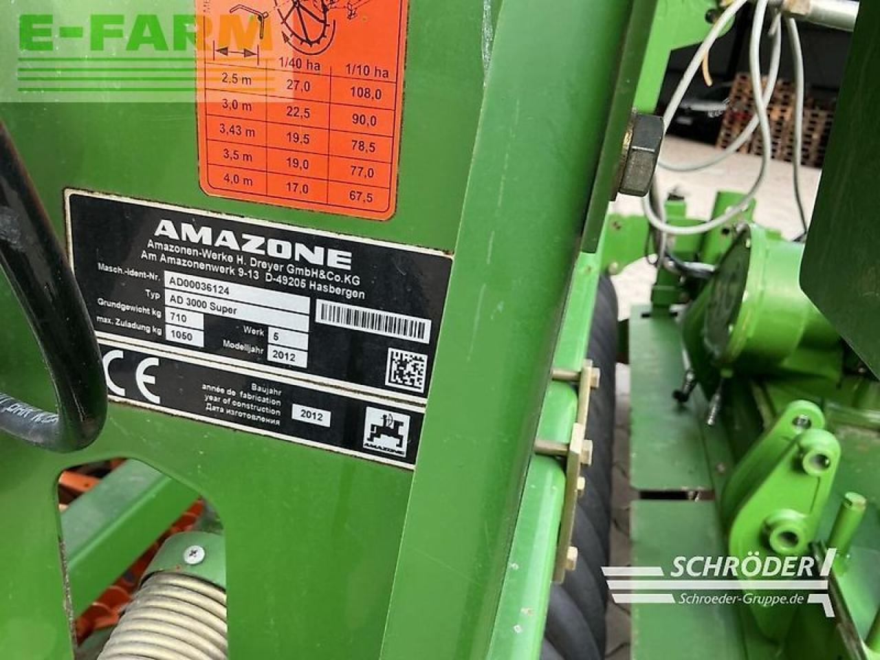Amazone kg 3000 special / ad 3000 super - מקדחת זרעים: תמונה 5 Amazone kg 3000 special / ad 3000 super - מקדחת זרעים: תמונה 5