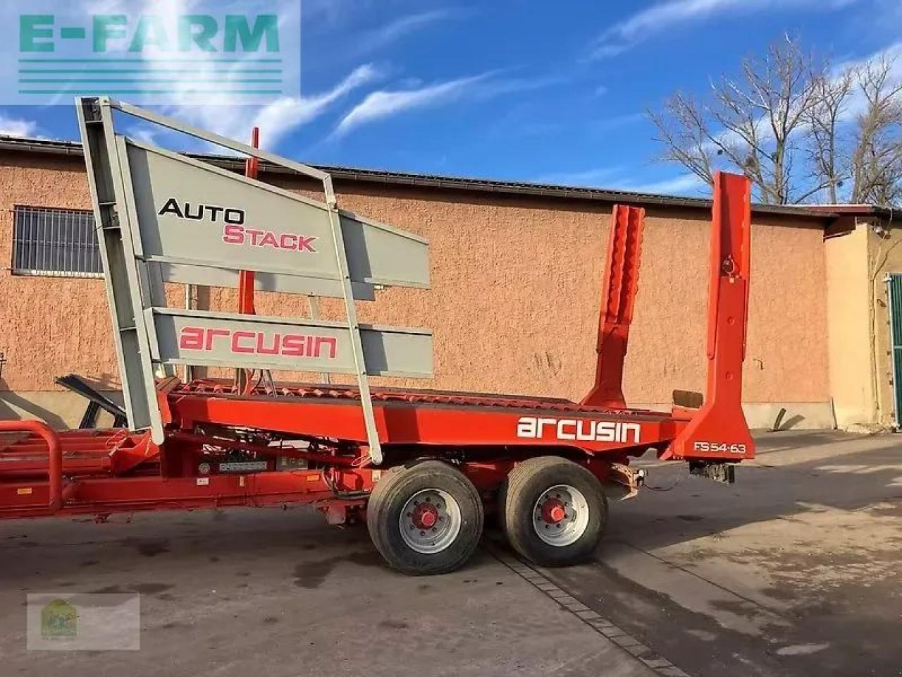 Arcusin fs 54.63 auto stack - קרון נגרר לפלטפורמות חקלאיות: תמונה 2 Arcusin fs 54.63 auto stack - קרון נגרר לפלטפורמות חקלאיות: תמונה 2