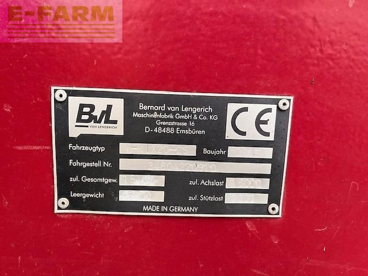 BVL - van Lengerich v-mix plus futtermischwagen - ציוד לבעלי חיים: תמונה 3 BVL - van Lengerich v-mix plus futtermischwagen - ציוד לבעלי חיים: תמונה 3