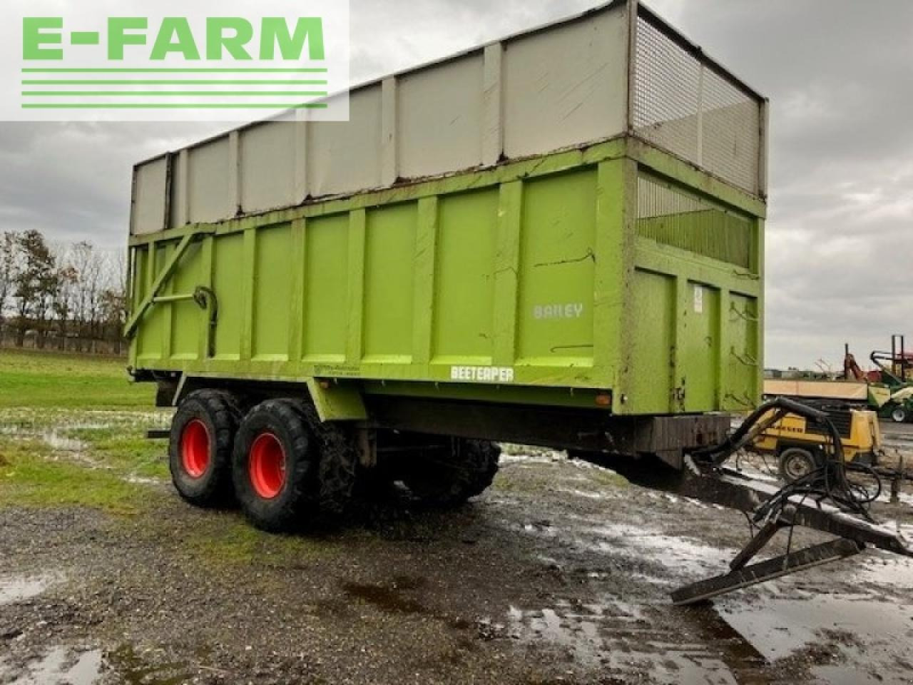 Bailey 18 tons med overbygning og vægt - מסיר פסולת/ קרון נגרר חקלאי: תמונה 1 Bailey 18 tons med overbygning og vægt - מסיר פסולת/ קרון נגרר חקלאי: תמונה 1