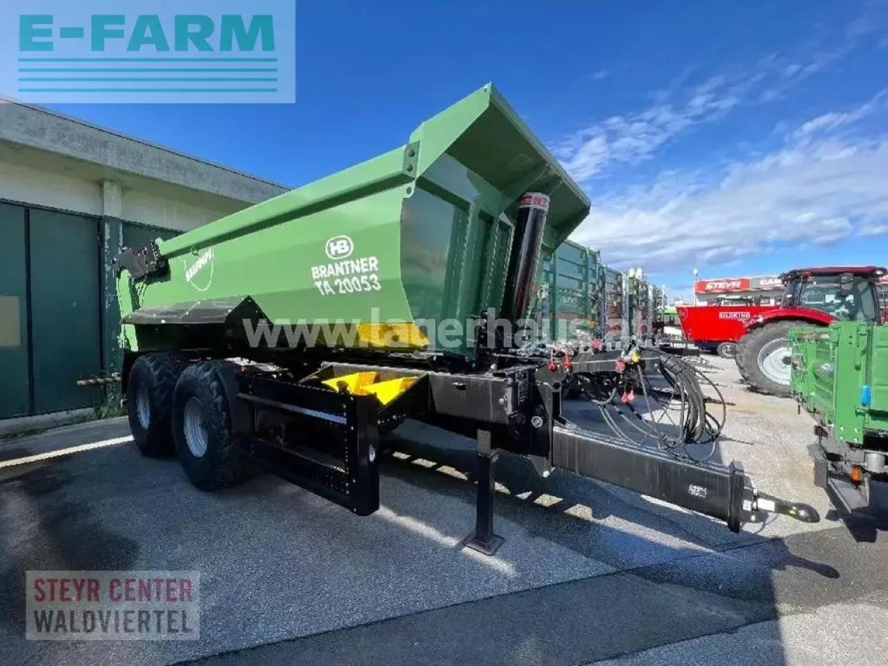 Brantner ta 20053 half-pipe - מסיר פסולת/ קרון נגרר חקלאי: תמונה 1 Brantner ta 20053 half-pipe - מסיר פסולת/ קרון נגרר חקלאי: תמונה 1