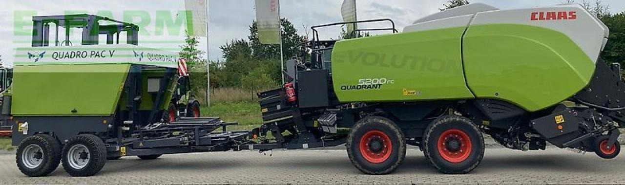 CLAAS 5200 evolution fc tandem inkl. quadro pack v - מכונת צרור מרובעת: תמונה 3 CLAAS 5200 evolution fc tandem inkl. quadro pack v - מכונת צרור מרובעת: תמונה 3