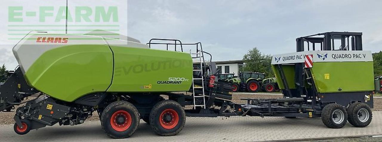 CLAAS 5200 evolution fc tandem inkl. quadro pack v - מכונת צרור מרובעת: תמונה 1 CLAAS 5200 evolution fc tandem inkl. quadro pack v - מכונת צרור מרובעת: תמונה 1