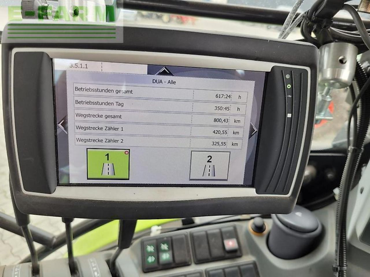 טרקטור חקלאי CLAAS arion 620 mit dücker dua 800 ausleger und 2 werkzeugen: תמונה 10
